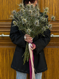 XL blue thistle bouquet
